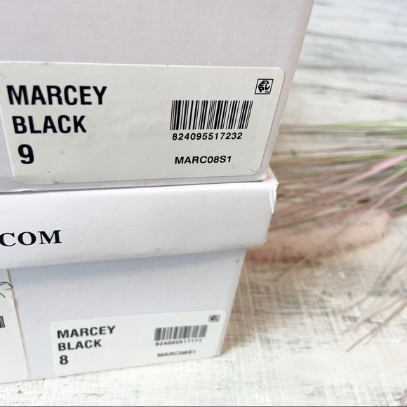 Steve Madden Black High Heel Marcey Sandal - Picture 7 of 7